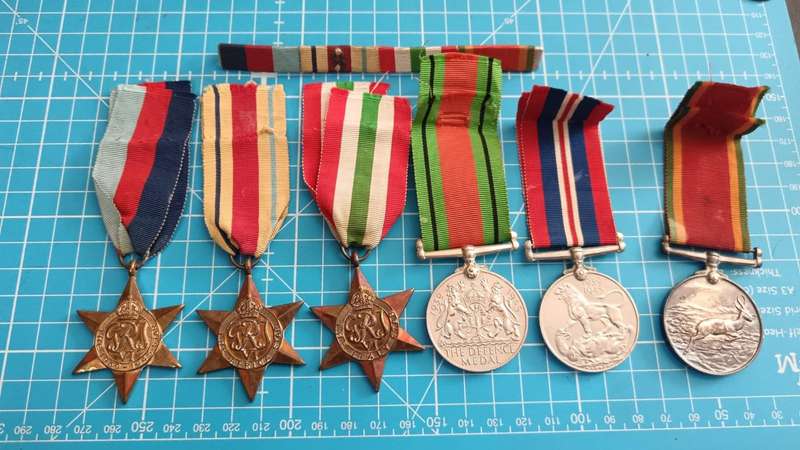 Full Size - World War Two 8th Army Group of 6: 214651 H.Dagnin
