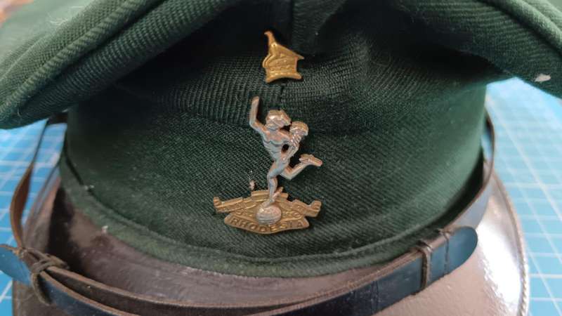 Original Period - Rhodesia army Signals Peak Cap
