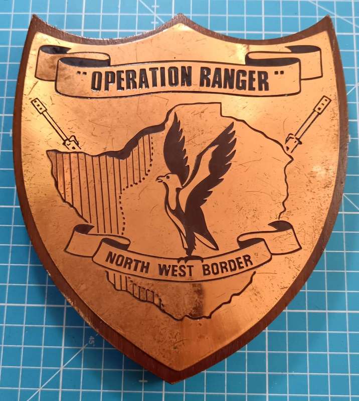 Rhodesia - Operation Ranger Plaque