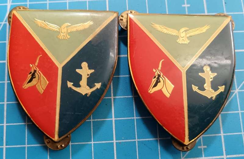 SADF - Defence HQ Shoulder Flash Pair