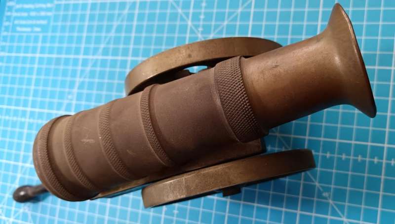 Vintage Brass Cannon