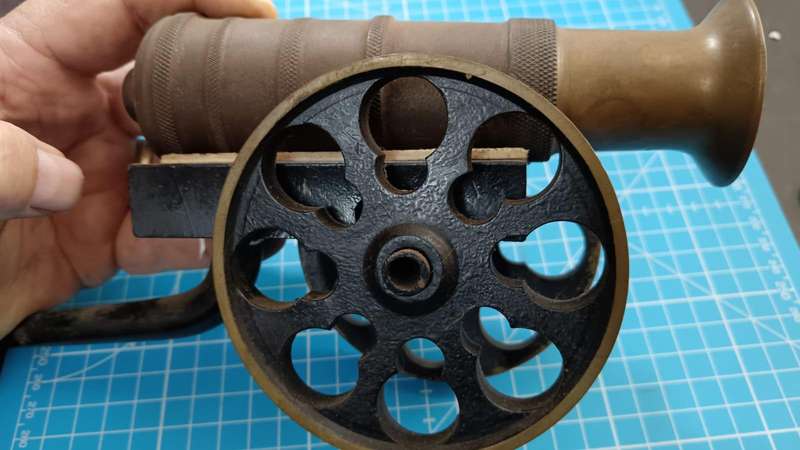 Vintage Brass Cannon