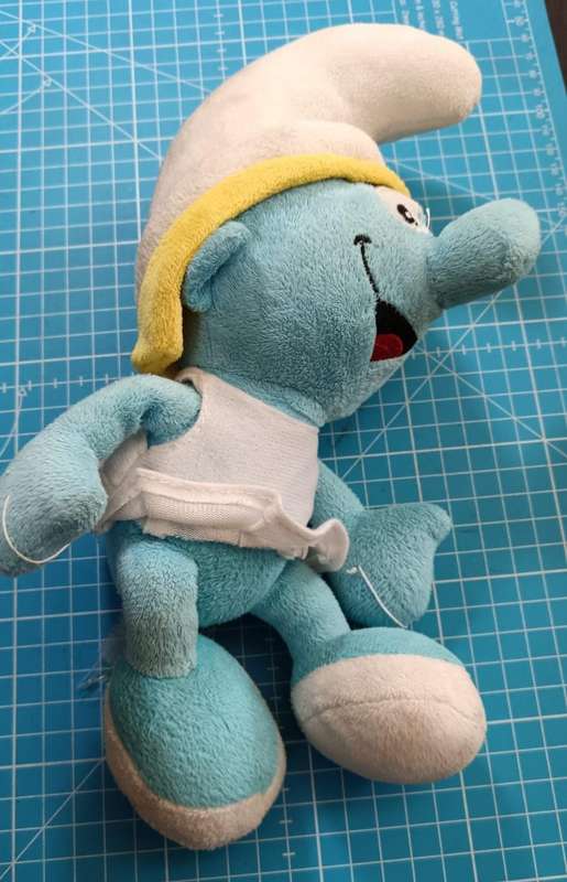 Vintage SMURFS Soft Toy