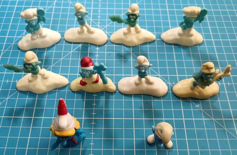 Vintage SMURFS Figurine Lot