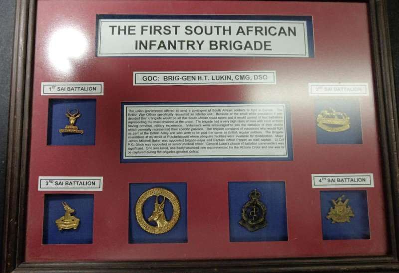 SADF - Infantry Badges Framed ( Brigadier-General H.T Lukin )