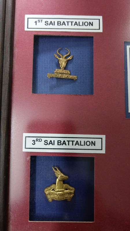 SADF - Infantry Badges Framed ( Brigadier-General H.T Lukin )