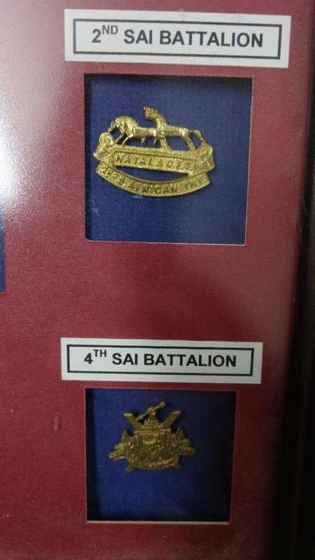 SADF - Infantry Badges Framed ( Brigadier-General H.T Lukin )