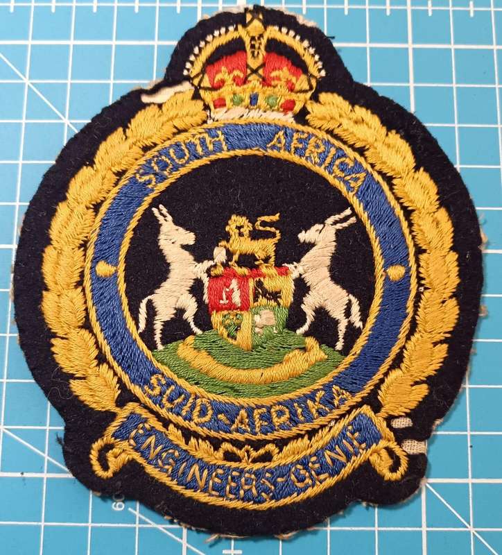 SADF - Early Royal Engineers Blazer Badge
