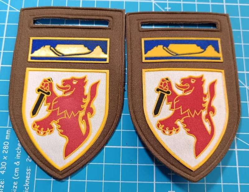 SADF - Koeberg Commando Tupper Flashes