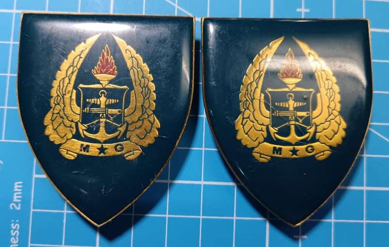 SADF - Army Gymnasium Shoulder Flash Pair