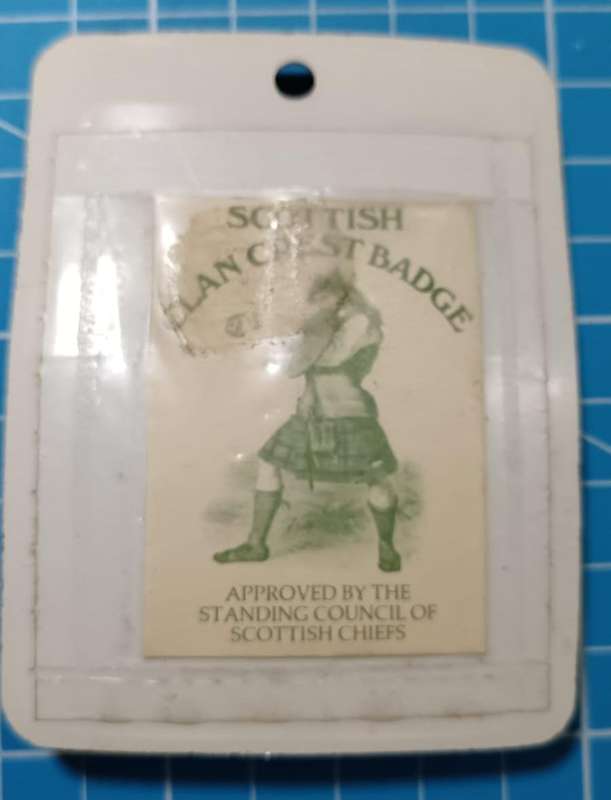 Vintage Scottish Clan Badge