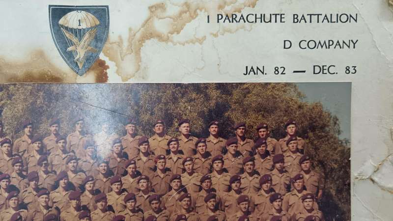 SADF - Original Period 1 Parachute Battalion Group Photo