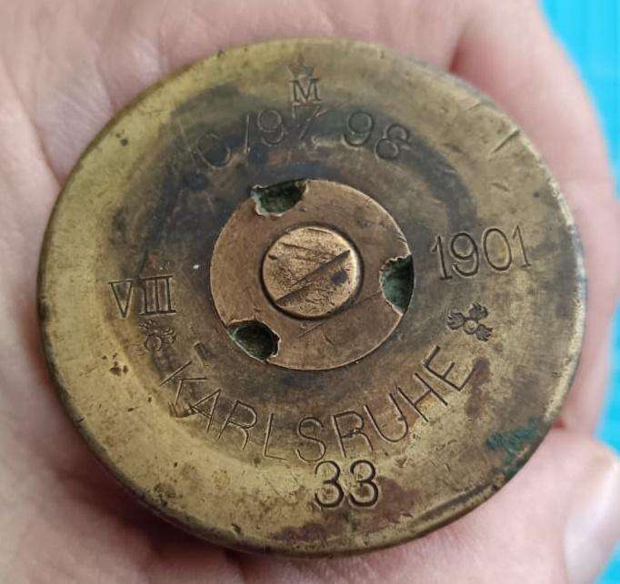 South West Africa MAXIM Shell C/97 98 Karlsruhe 1901 -- 37 mm