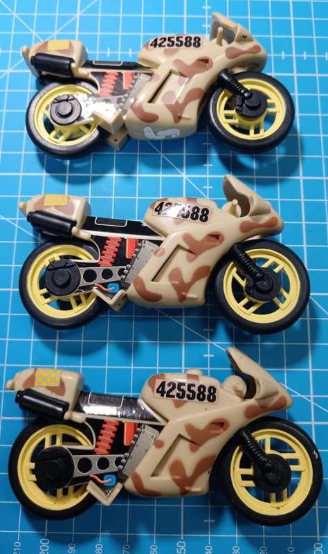 The Corps ! Green Stealth Cycle Loose Vehicle Lanard Lot