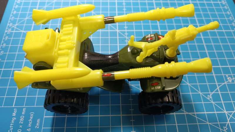 LANARD CORPS! ATV Missile to Air Fighting Vehicle Rolling Wheels