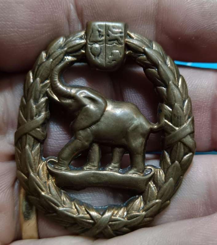 WW2 South African Army Native Military Corps NEAS Africa Cap/Collar Badge