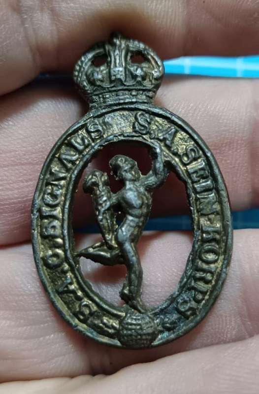 South African Signals Corps Collar ( Cast )