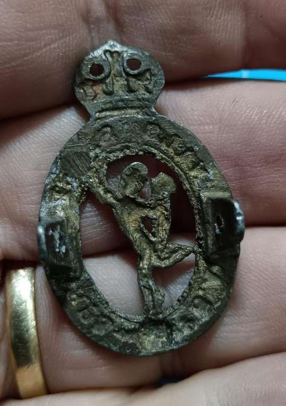 South African Signals Corps Collar ( Cast )