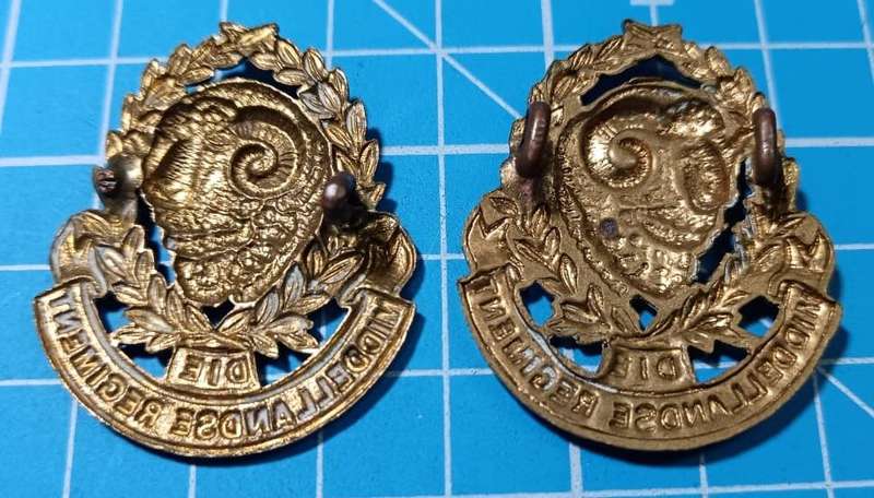 SADF - Middelandse Regiment Collars