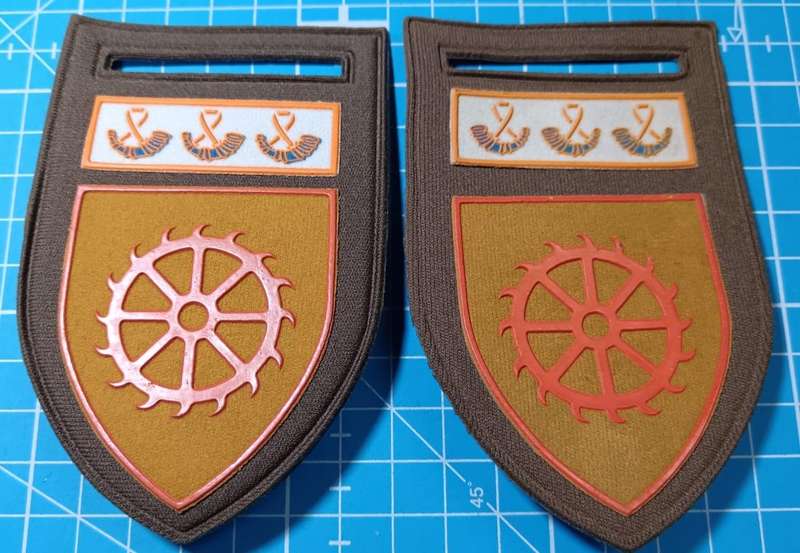 SADF - Regiment De Wet Tupper Flashes