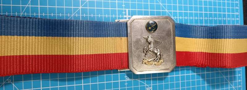 SADF - Technical Services ( TDK ) Stable Belt with N/West Button Badge