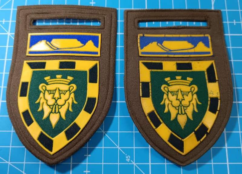 SADF - 2 SA Cape Corps Tupper Flash Pair