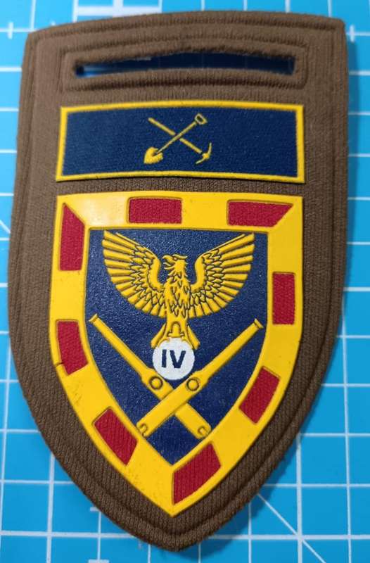 SADF - 4th Artillery Regiment Tupper Flash
