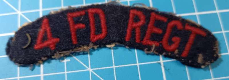 SADF - 4 Field Artillery Shoulder Title