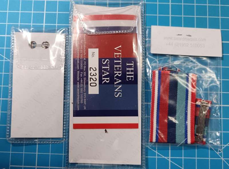 United Kingdom - Full Size Plus Miniature Veterans Star Medal Lot