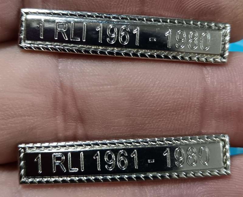 Rhodesia - Commemorative RLI Bars