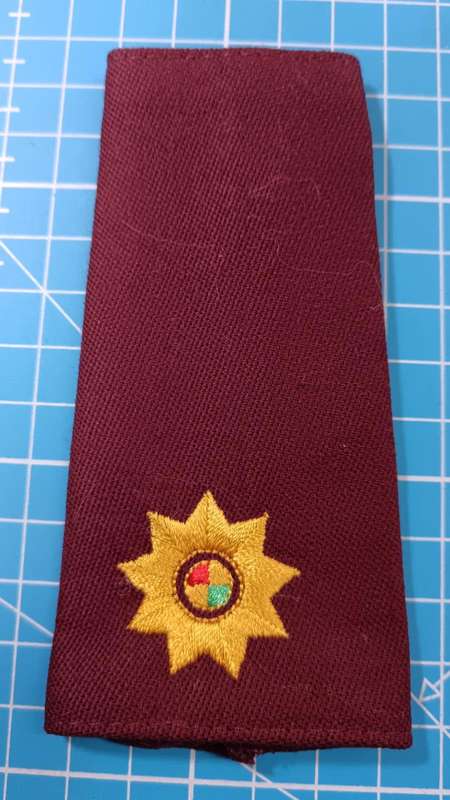 SADF - Medical Services Slip on Rank
