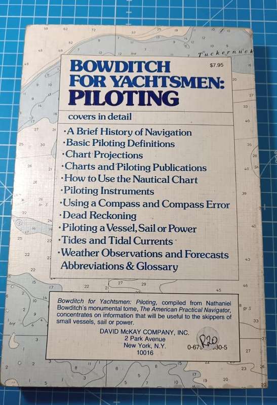 Bowditch for Yachtsmen: Piloting Nautical Navigation Compass Tidal Currents 1976