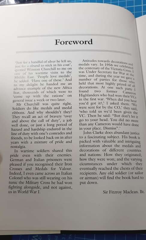 2001 Gallantry Medals & Decorations of the World by John D. Clarke