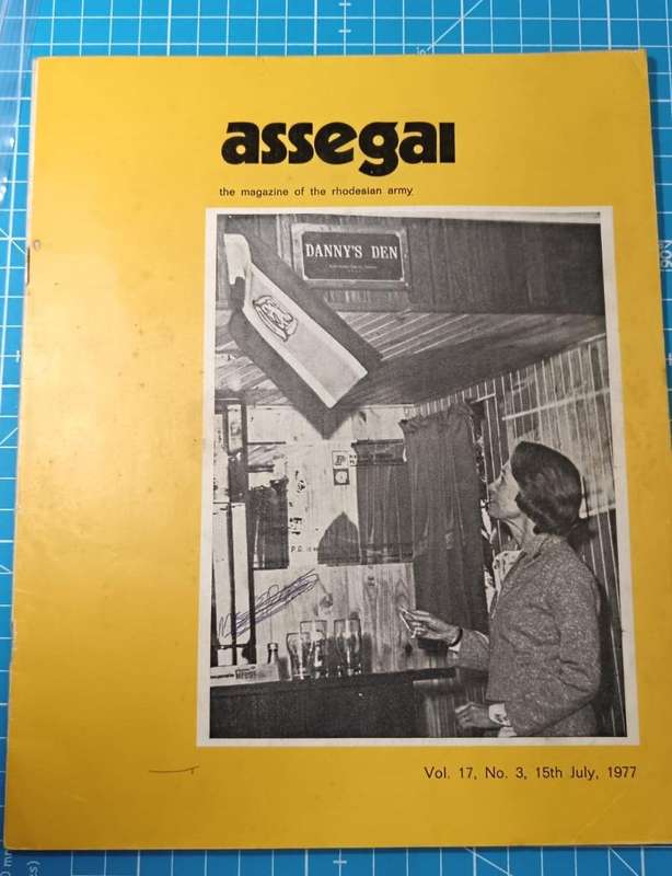 The "Assegai Magazine" is a historical publication, specifically a magazine issued by Rhodesia