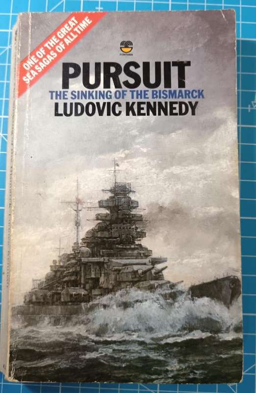 Classic Collectable Military Sea Battle Book Pursuit by Ludovic Kennedy