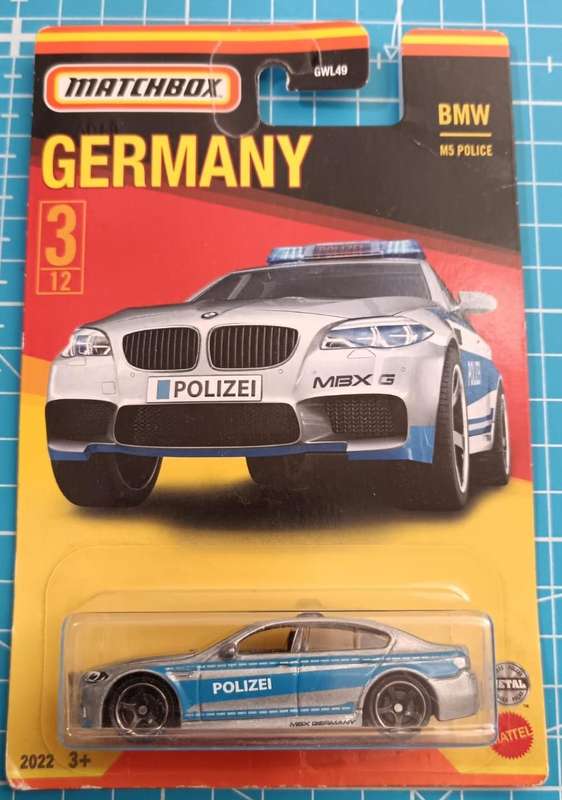 Matchbox Diecast on Card