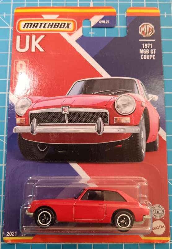 Matchbox Diecast on Card