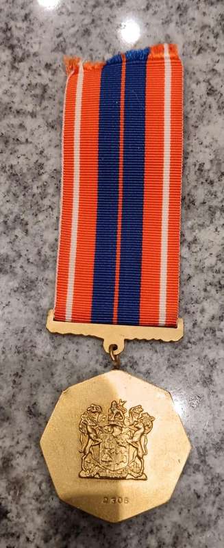SADF - Full Size Pro Patria Medal ( Swivel - Low Number 2306 )