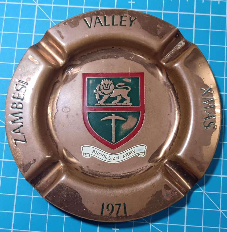 Rhodesia - Original Period Army Ashtray