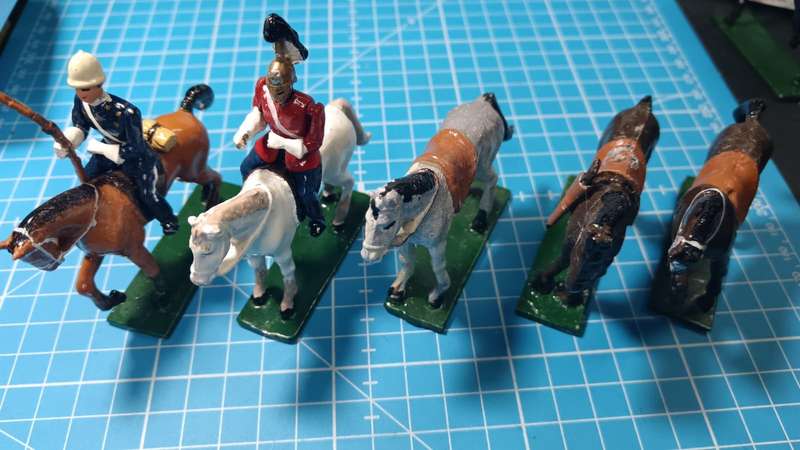 Collection of Detailed Lead Hand Painted Figurines/Soldiers
