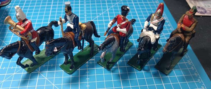 Collection of Detailed Lead Hand Painted Figurines/Soldiers