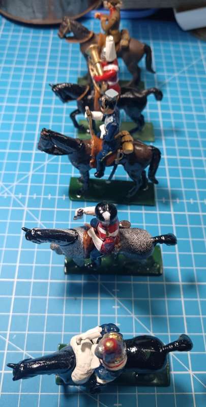 Collection of Detailed Lead Hand Painted Figurines/Soldiers