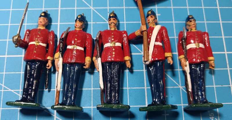Collection of Detailed Lead Hand Painted Figurines/Soldiers