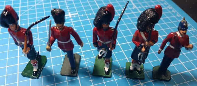 Collection of Detailed Lead Hand Painted Figurines/Soldiers