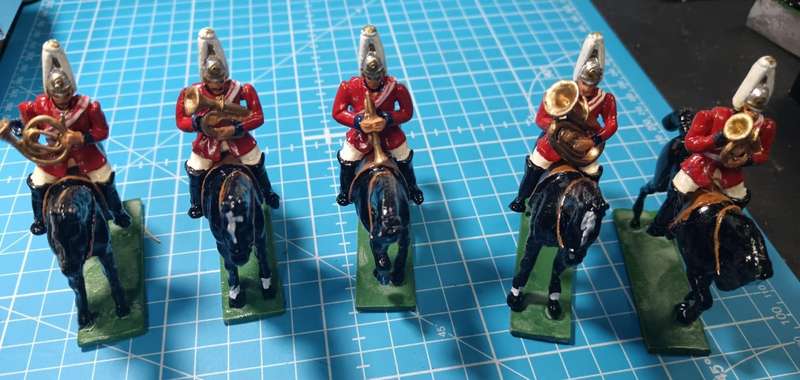 Collection of Detailed Lead Hand Painted Figurines/Soldiers