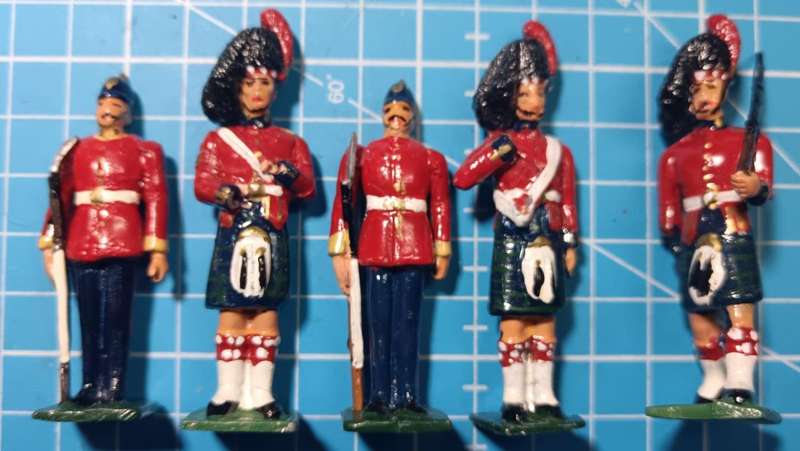 Collection of Detailed Lead Hand Painted Figurines/Soldiers