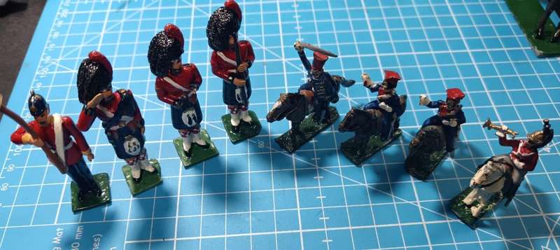 Collection of Detailed Lead Hand Painted Figurines/Soldiers