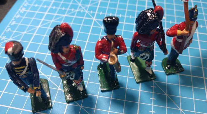 Collection of Detailed Lead Hand Painted Figurines/Soldiers