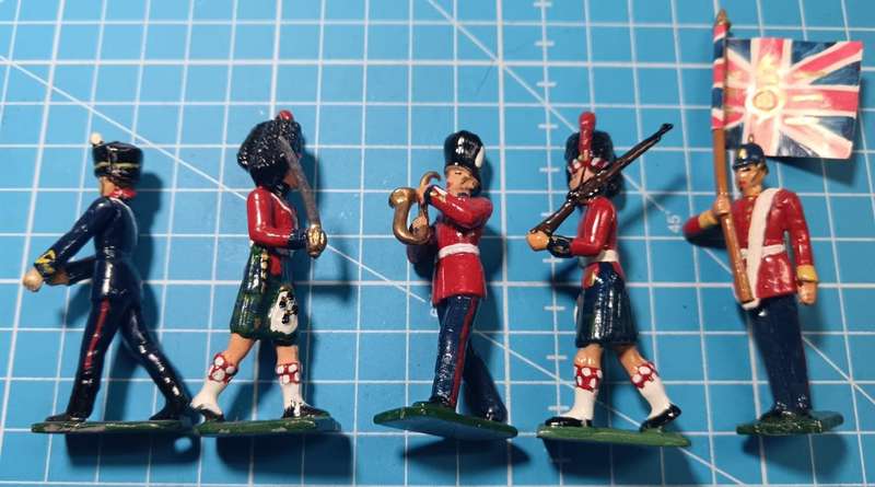 Collection of Detailed Lead Hand Painted Figurines/Soldiers