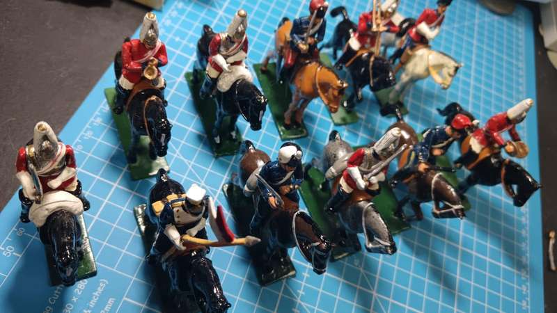 Collection of Detailed Lead Hand Painted Figurines/Soldiers